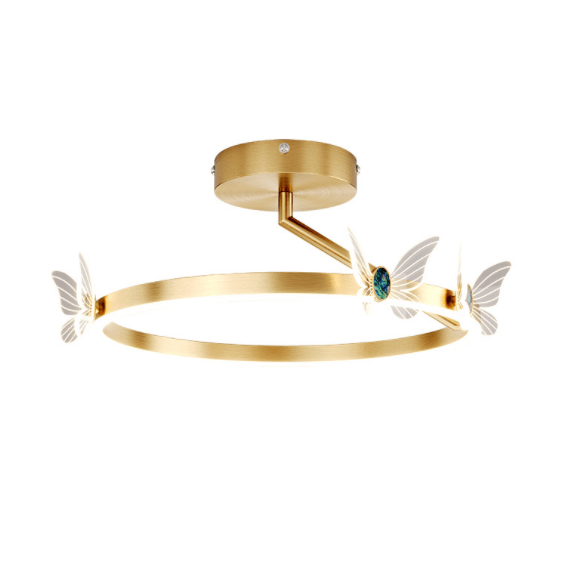 LED Butterfly & Halo Design Modern Pendant Ceiling Light - DWHOME