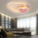 LED Double Heart Ceiling Light - DWHOME
