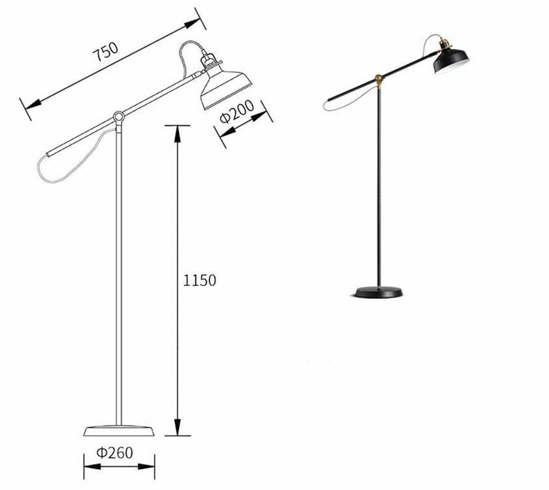 LED Adjustable Floor Lamp - DWHOME