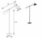 LED Adjustable Floor Lamp - DWHOME