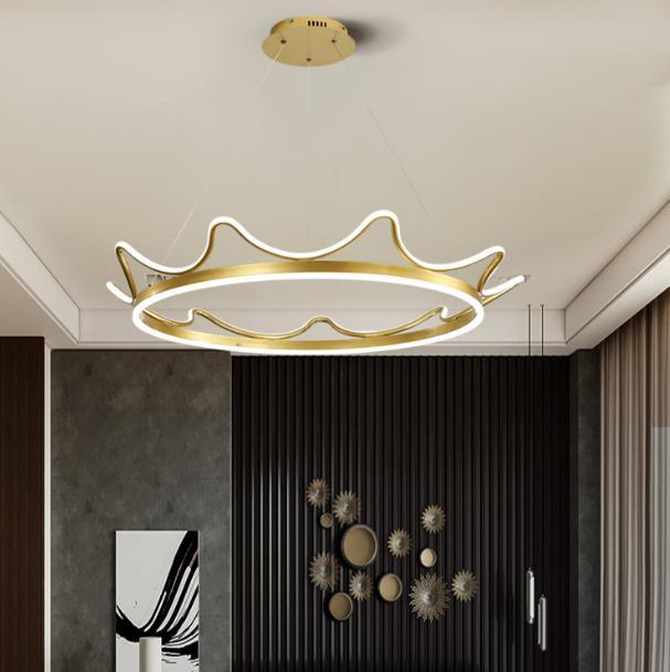 LED Modern Crown Design Pendant Light - DWHOME