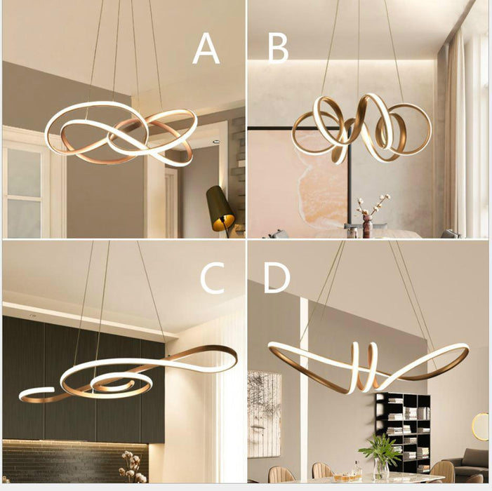 LED Creative Modern Drawing Pendant Light - DWHOME