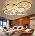 Modern Multi-Circle LED Ceiling Light for Living Room - DWHOME