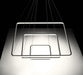Post Modern Square Design LED Acrylic Pendant Light Chandelier - DWHOME