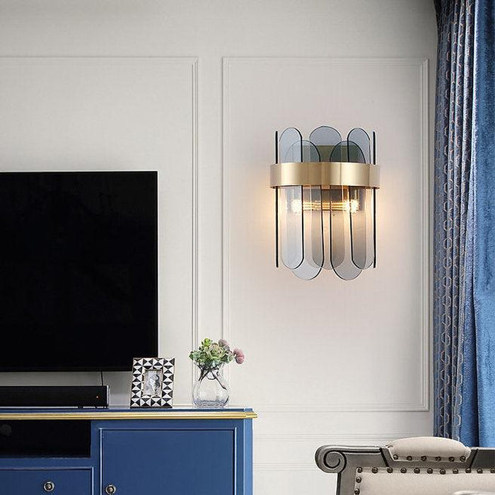 Luminaire mural décoratif en verre LED moderne-DWHOME