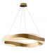 LED Ribbon Design Modern Golden Pendant Light - DWHOME