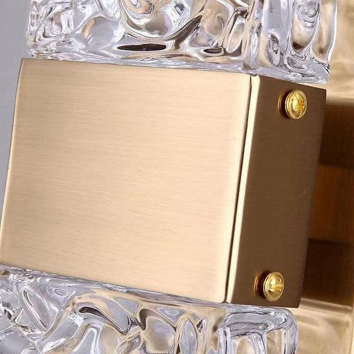LED Simple Glass & Metal Modern Wall Light-DWHOME