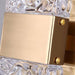 LED Simple Glass & Metal Modern Wall Light - DWHOME