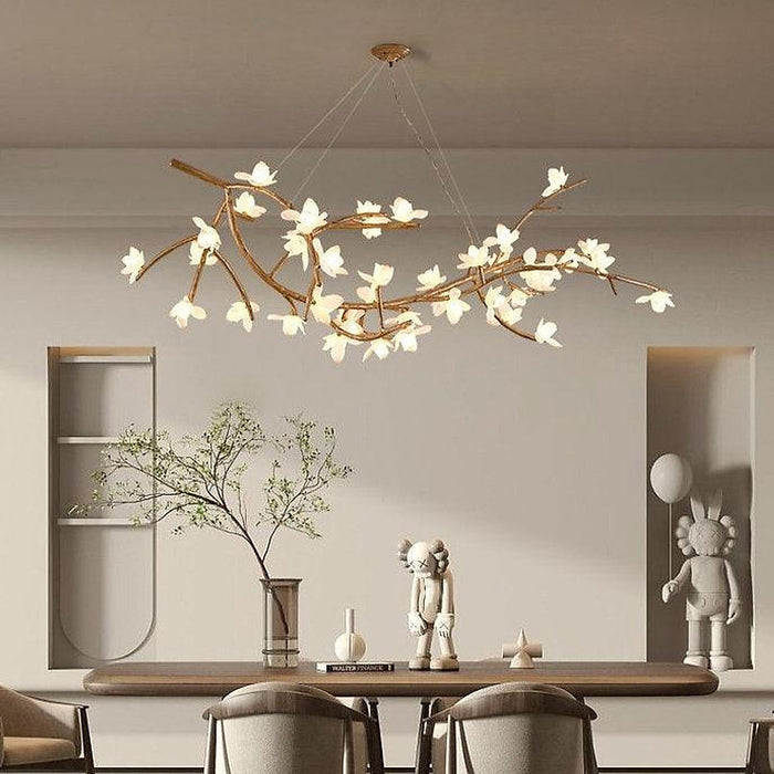 LED Lotus & Branches Design Modern Pendant Light-DWHOME