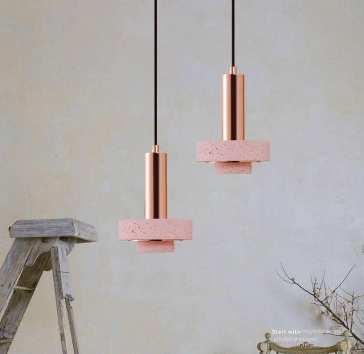 LED GU10 Stone Metal Pendant - DWHOME