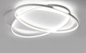 LED Double Ovals Metal Ceiling Light - DWHOME