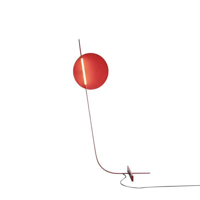 LED Red Arc Creative Floor Lamp - DWHOME