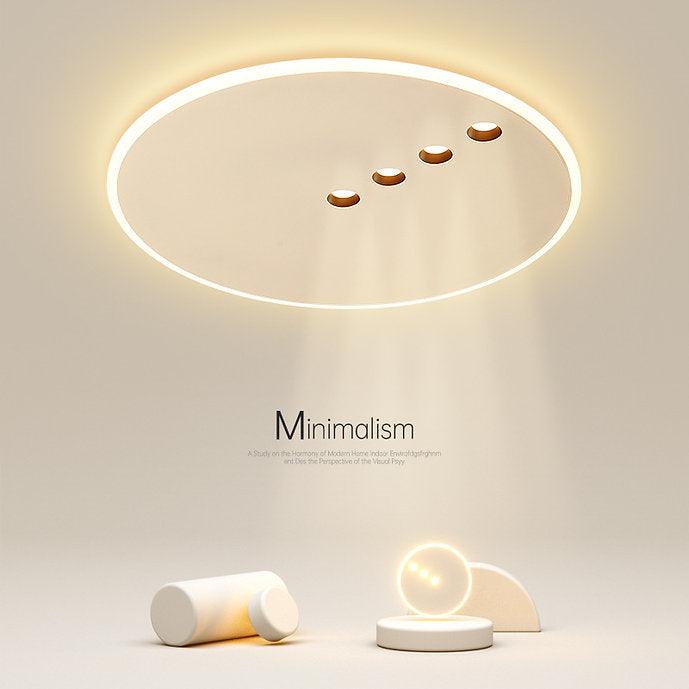 LED Minimalism Style Modern Ceiling Light with Spotlights - DWHOME