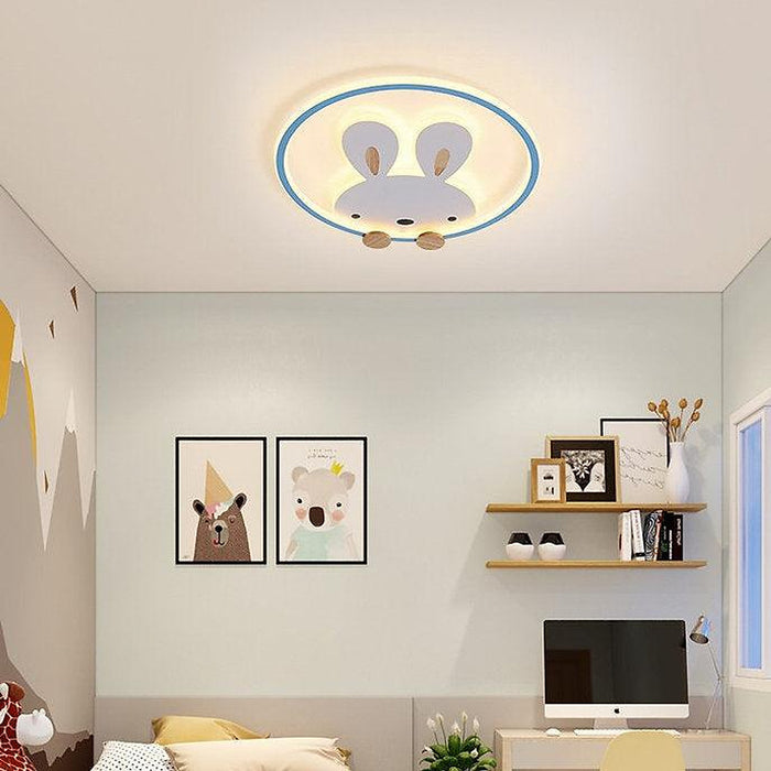LED Bunny Design Modern Children Ceiling Light-DWHOME