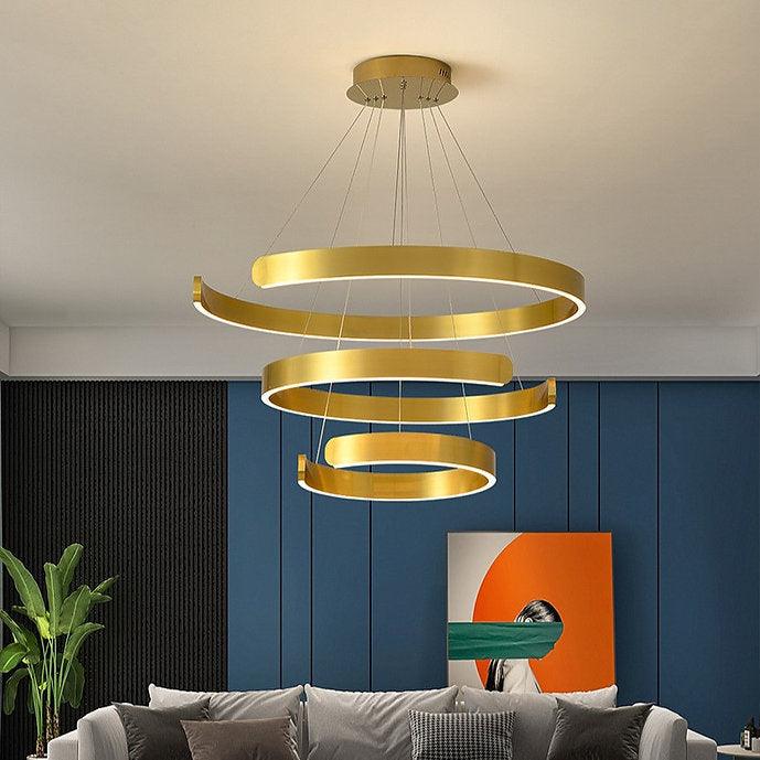 LED Multi-layer Modern Decorative Round Pendant Light - DWHOME