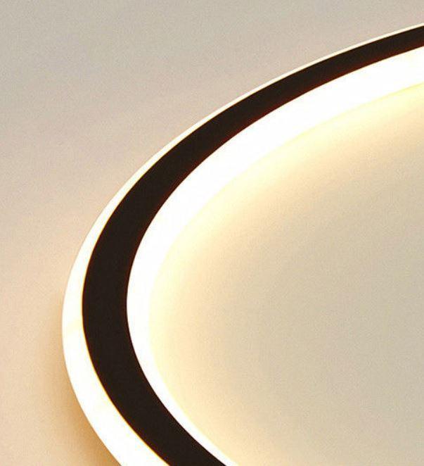 LED Simple Modern Ceiling Light Black+White - DWHOME