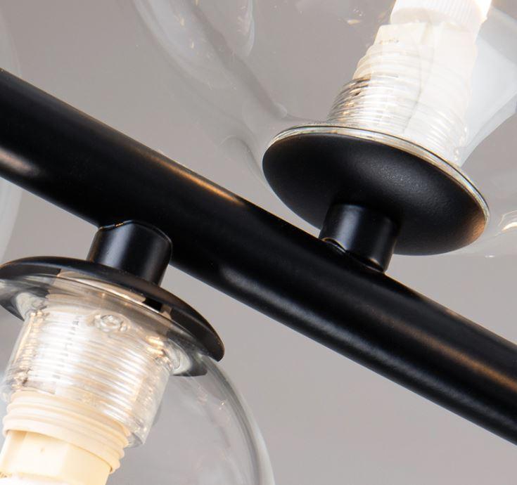 LED Modern Bulbs & Wheel Pendant Light - DWHOME