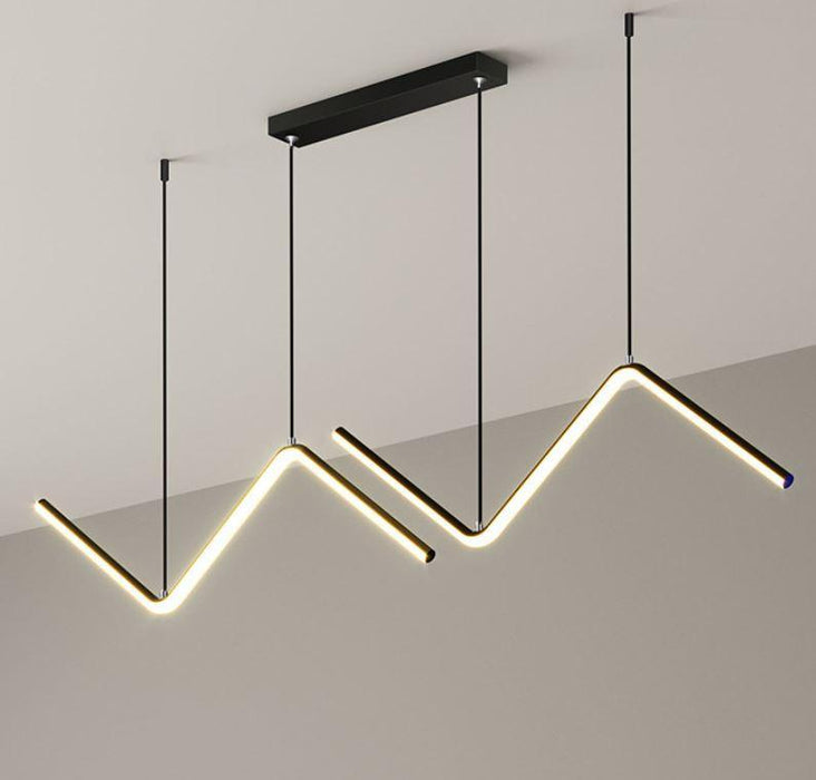 LED Aluminum Wave Pendant - DWHOME