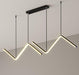 LED Aluminum Wave Pendant - DWHOME
