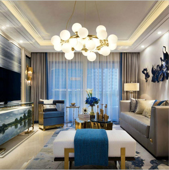 LED Chandelier Molecular Modern Magic Beans DNA for Living Room Dining Room - DWHOME
