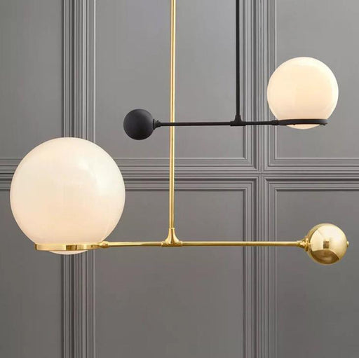 LED Creative Modern Pendant Light Black & Gold - DWHOME