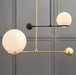 LED Creative Modern Pendant Light Black & Gold - DWHOME
