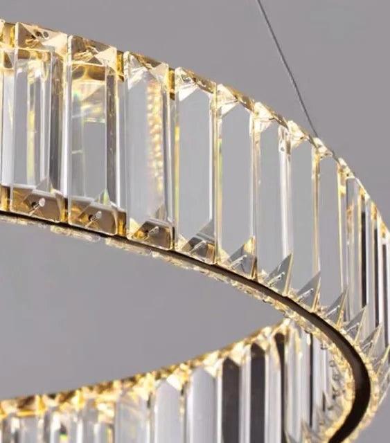 LED North European Style Glass Crystal Pendant Light - DWHOME
