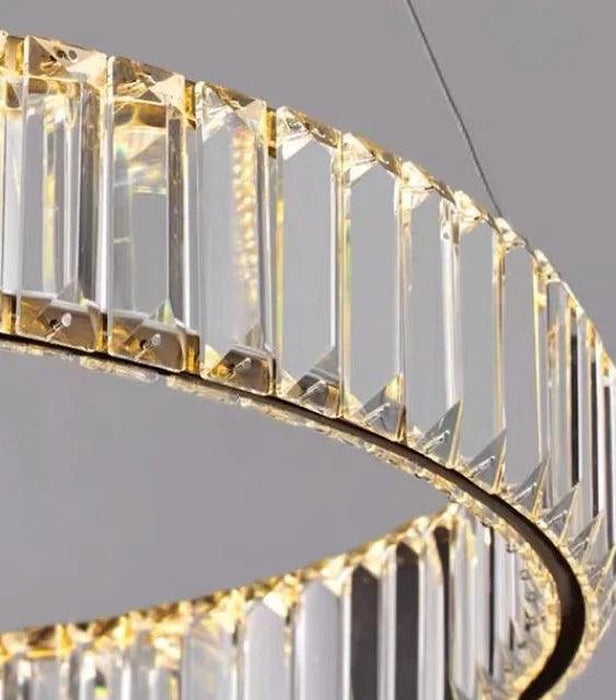 LED North European Style Glass Crystal Pendant Light-DWHOME