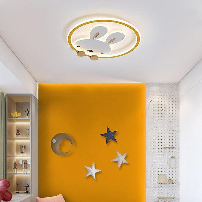 LED Bunny Design Modern Children Ceiling Light-DWHOME