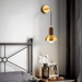LED Modern Brass Bedside Wall Lamp-DWHOME