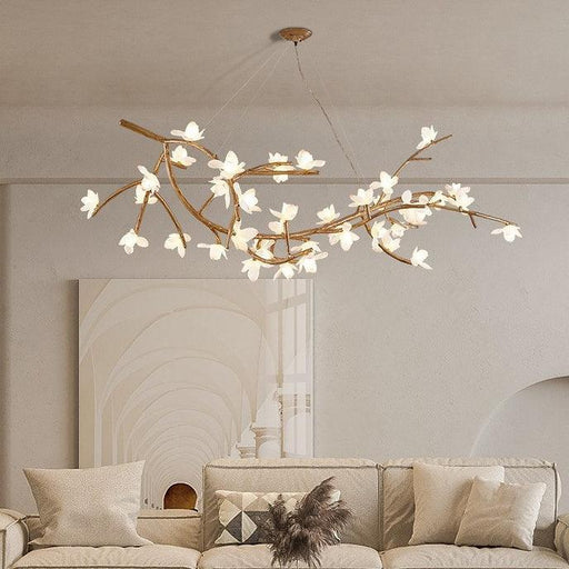 LED Lotus & Branches Design Modern Pendant Light - DWHOME