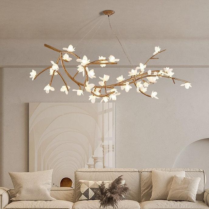 LED Lotus & Branches Design Modern Pendant Light - DWHOME