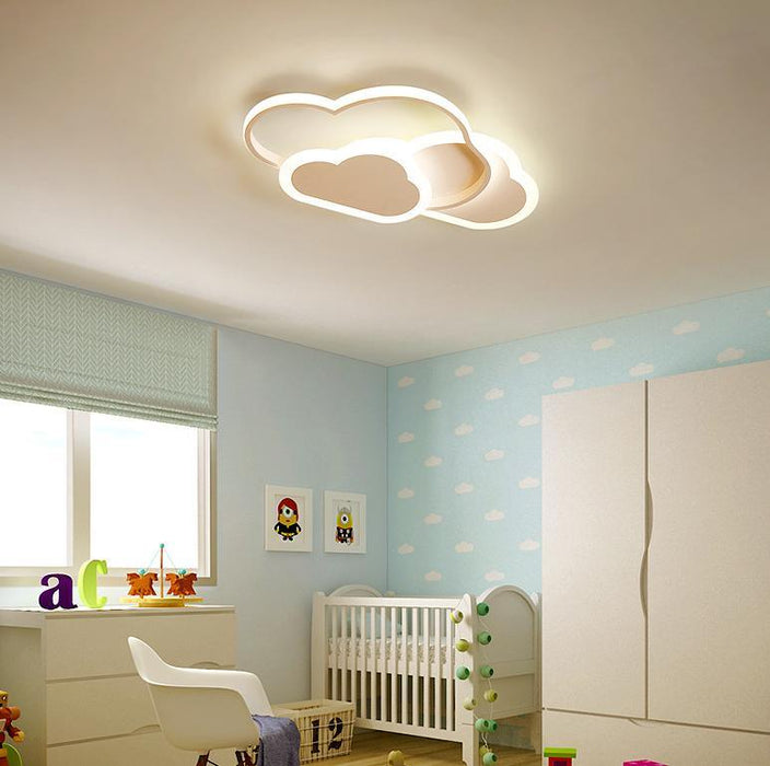 LED Modern Cloud Design Children's Ceiling Light - DWHOME