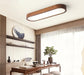 LED Classic Wood Long Ceiling Light - DWHOME