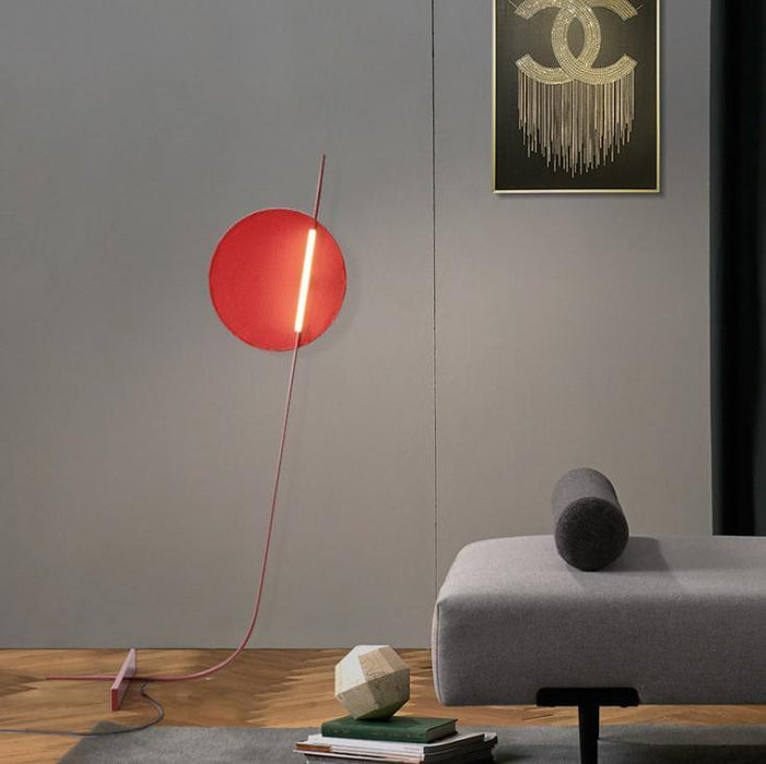 LED Red Arc Creative Floor Lamp - DWHOME