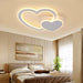 LED Double Heart Ceiling Light - DWHOME