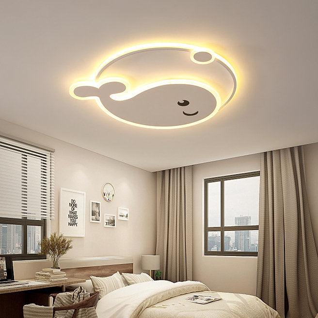 LED Whale Design Children Ceiling Light - DWHOME