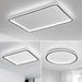 LED Simple Modern Ceiling Light Black+White - DWHOME