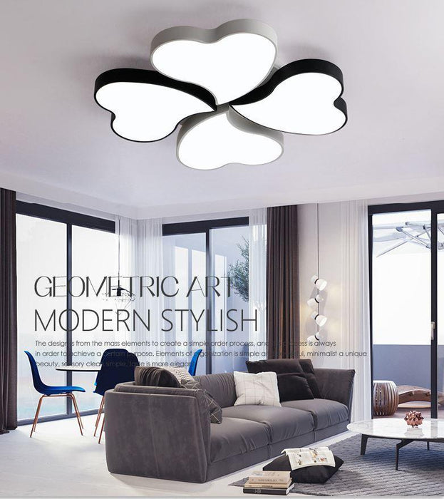 LED Acrylic Heart Shape Ceiling Light - DWHOME