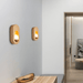 LED Japanese Style Wood Simple Modern Wall Light - DWHOME