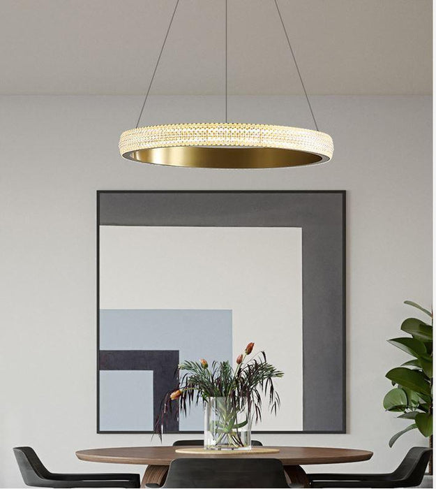 LED Circle Rings Pendant Chandelier - DWHOME