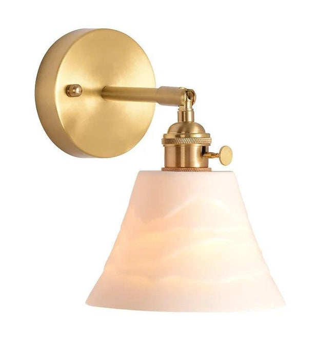 LED Japanese Style Modern Brass Wall Light - DWHOME