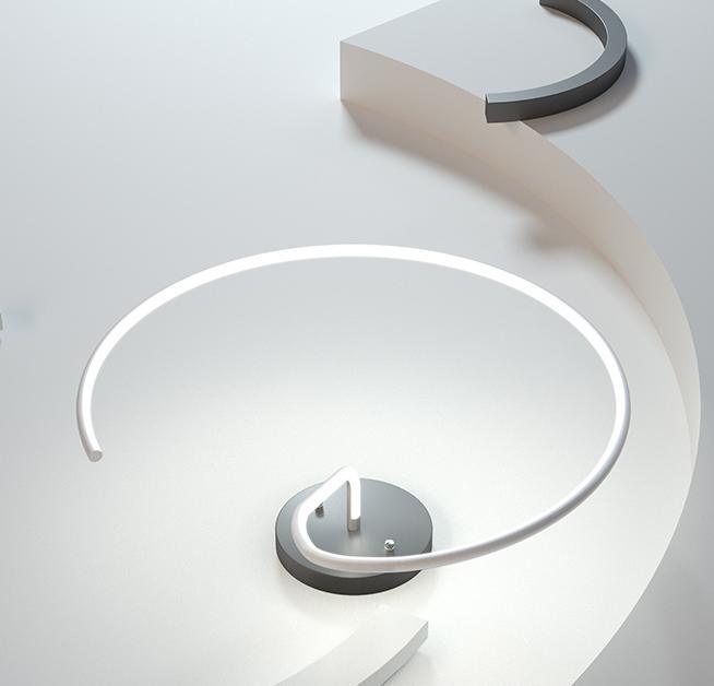LED Modern Rope with Circle Ceiling Light Series 2 - DWHOME