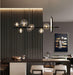 LED Modern Bulbs & Wheel Pendant Light - DWHOME