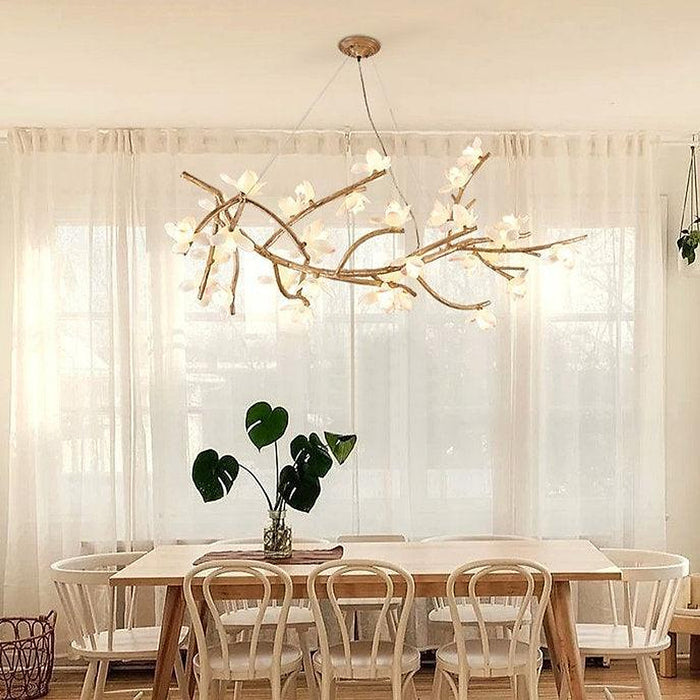 LED Lotus & Branches Design Modern Pendant Light-DWHOME