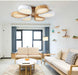 Modern Acrylic LED Flower Ceiling Light for Living Room Bedroom - DWHOME