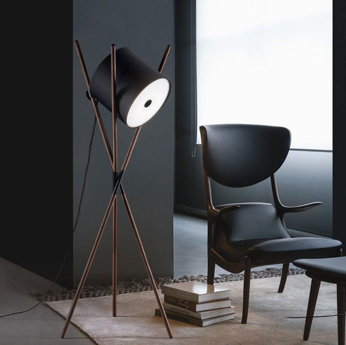 LED SImple Cylinder TableFloor Lamp - DWHOME