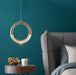 LED Multi-Design Golden Ring PendantCeilingWallTable Light - DWHOME