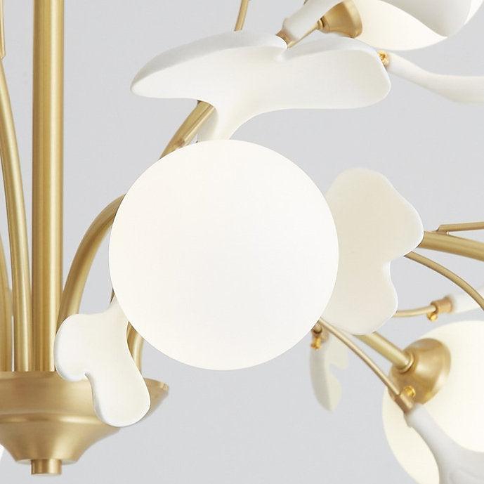 LED Brass Simple Luxury Style Modern Chandelier Pendant Light - DWHOME