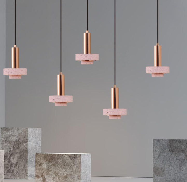 LED GU10 Stone Metal Pendant - DWHOME